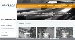 Desktop Screenshot of manroland-web.com